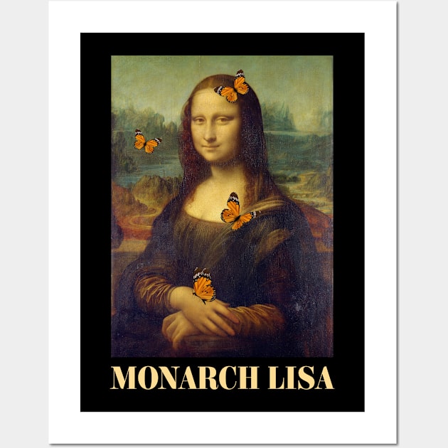 Monarch Lisa Wall Art by sqwear